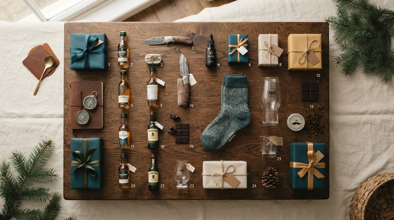 Adventní kalendář pro muže: 24 dní radosti - tip na dárek od Chytrej dárek