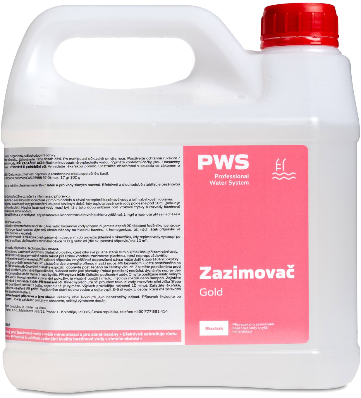 PWS Zazimovač bazénů Gold 3 l - doporučení od Chytrej dárek (582 Kč)