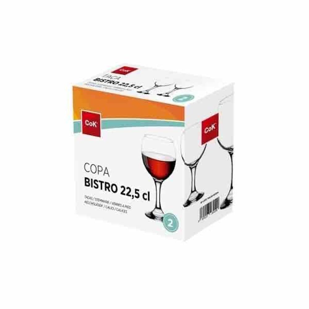 Sada sklenic na víno Bistro, 2 ks