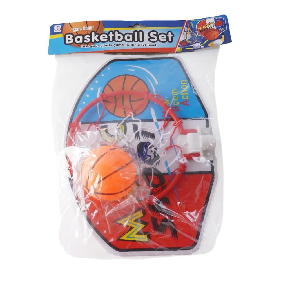 Basketbalový koš na dveře s míčkem