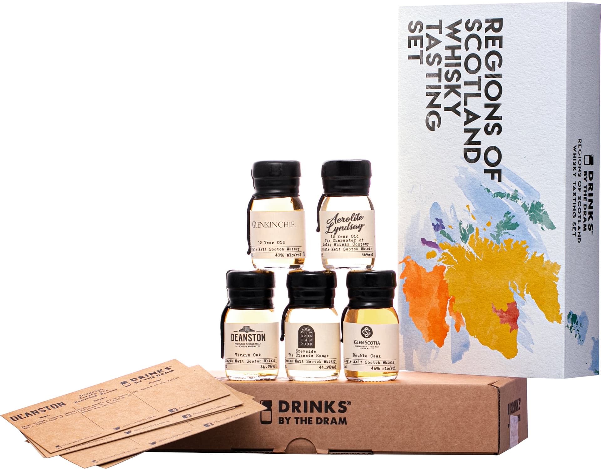 Whisky tasting set Regions of Scotland
