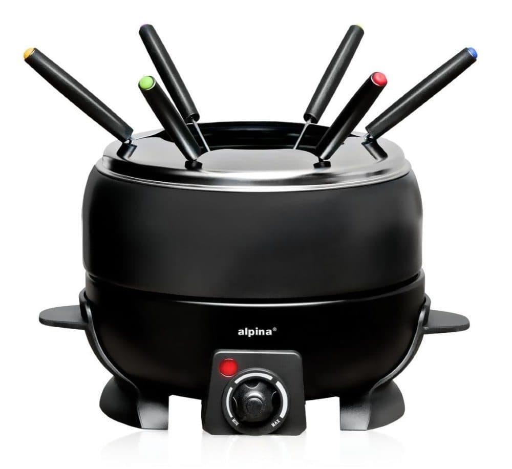 Elektrické fondue Alpina se 6 vidličkami